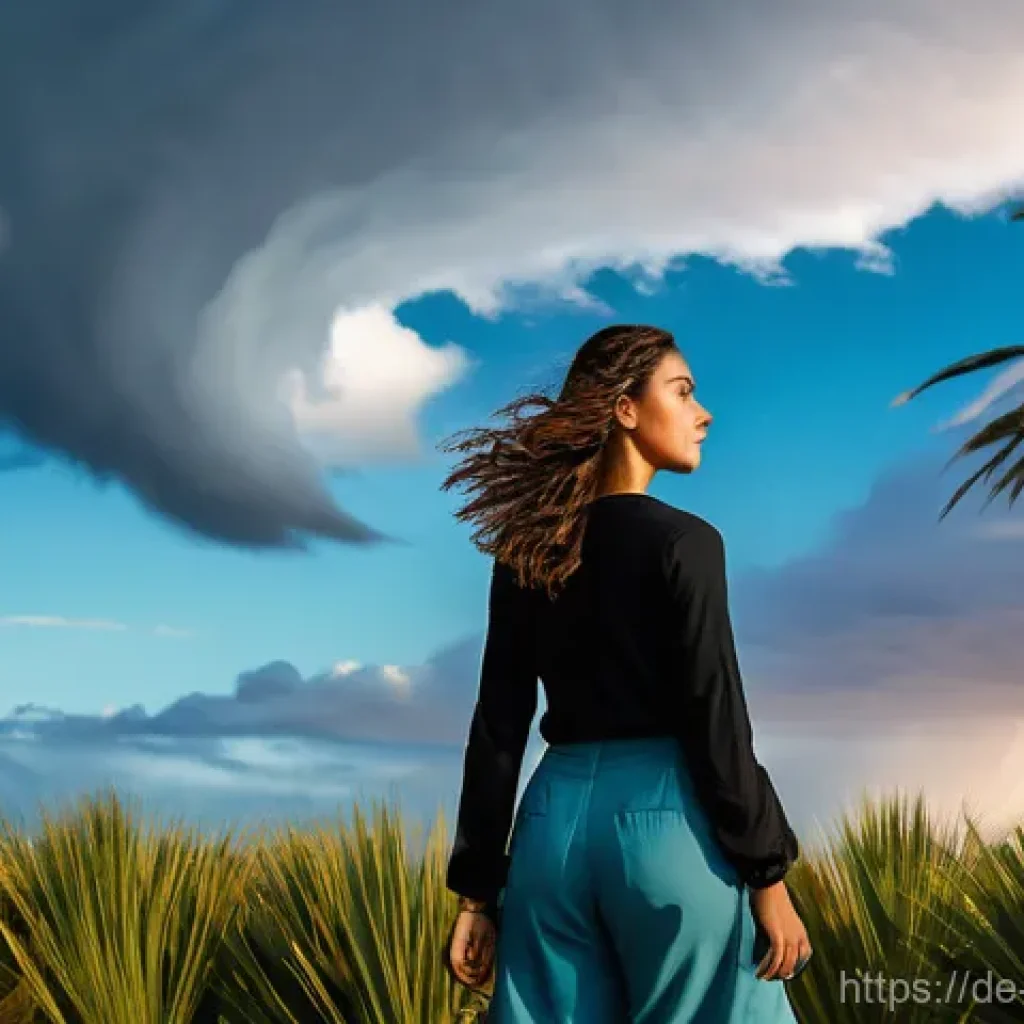 정신적 회복력과 인내력의 관계 - **Prompt 1: The Resilient Palm in the Storm**
"A powerful and inspiring depiction of resilience....